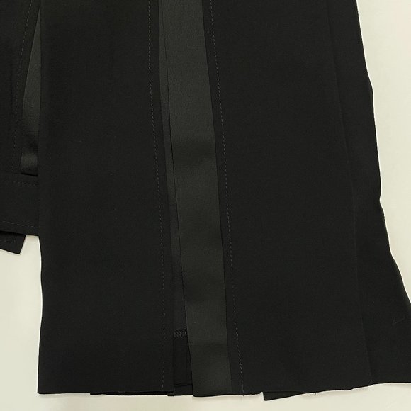NWT Tuxedo Pant with side Satin Flared Leg w/sexy Side Slit by Trina Turk size 6 - Picture 10 of 11